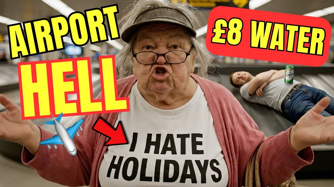 We Interviewed UK Travellers at the Airport&hellip; Here&rsquo;s What They Said ✈️😂 veo 3 Brit humour