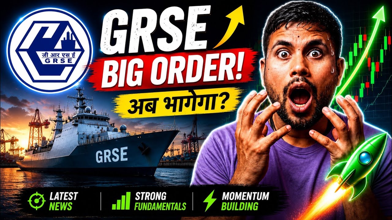 GRSE Share Latest News 🚀 GRSE Stock Target & Analysis | Swing Trading For Beginners 📈⁠