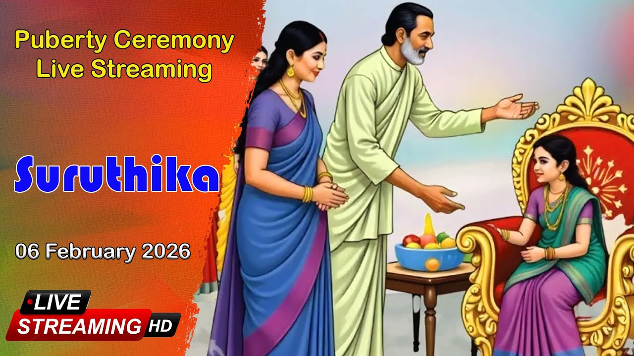Puberty Ceremony Live Streaming - Suruthika - 06 February 2026