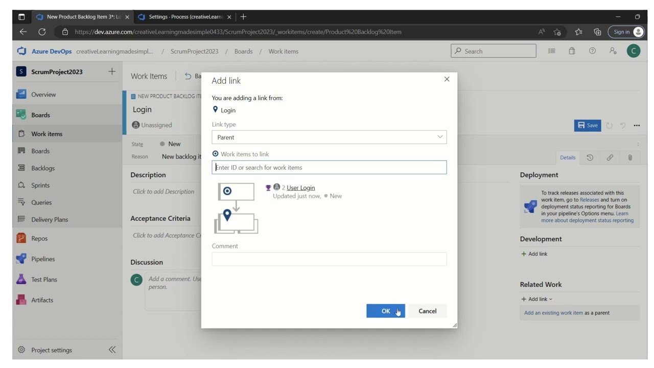 Создание рабочих элементов в Azure. Урок 4 | Создание Epic, Feature, PBI/Story, Tasks с помощью A...