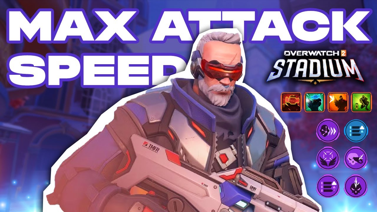 Эта сборка солдата со скоростью атаки 76 СЛОМАНА — Overwatch Stadium!