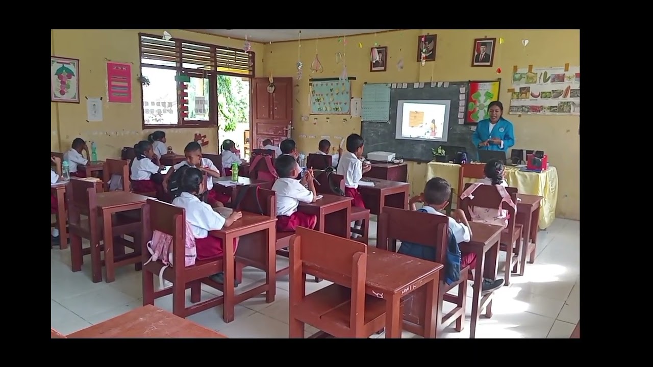 Vidio Mengajar_kristina Tuga Tani_DPL Gregorius We'u_Guru Pamong Elisabeth Bule_SDI RATERUNU