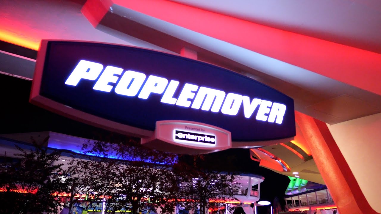 Magic Kingdom TTA PeopleMover 2024 Полная ночная поездка от первого лица в 4K | Walt Disney World...