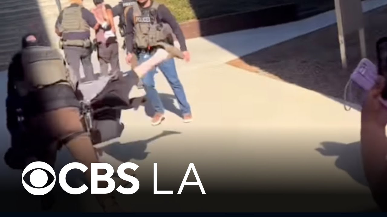 Video shows immigration agents clashing with protesters in Ventura County