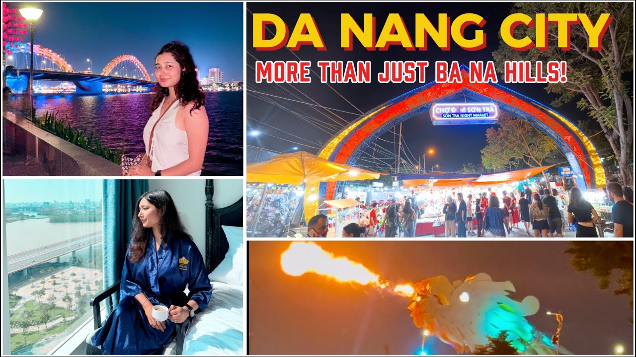 Exploring Da Nang Vietnam 🇻🇳 | Luxury Stay at ₹2500, Dragon Bridge Show, Han Market & Son Tra | EP 8