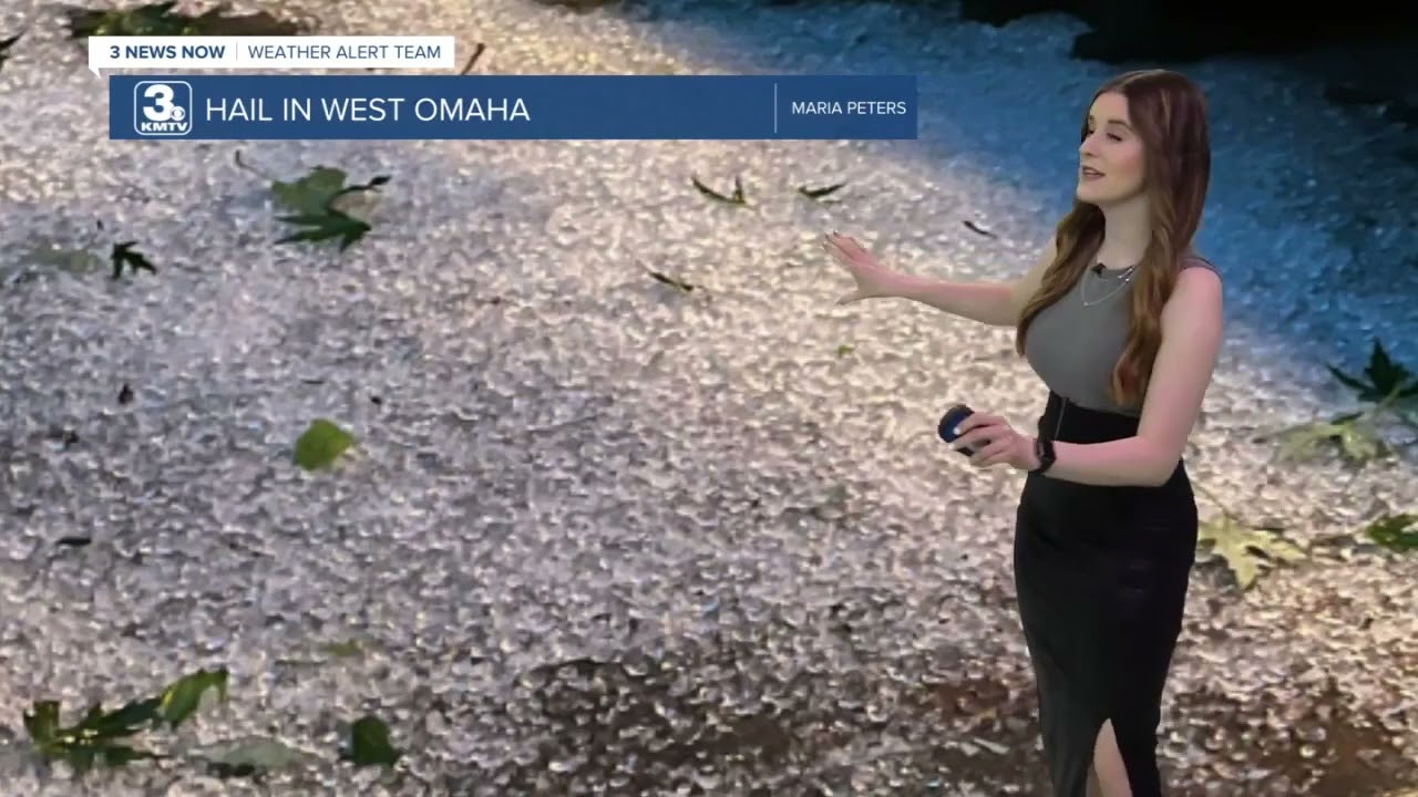 Hail in West Omaha - Weather Wednesday - 6/8/2022