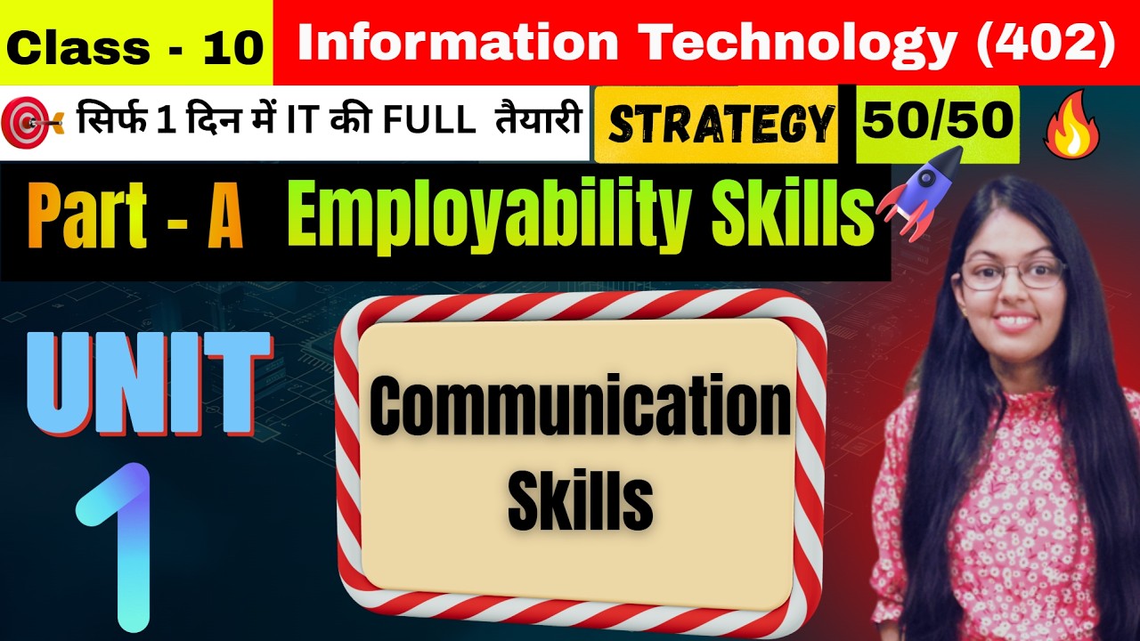 Communication Skills | CBSE Class 10 IT / AI |  Communication Skills 1 Shot | Information Technology