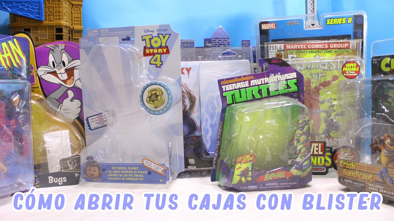 Cómo abrir Los Blister de tus juguetes Parte 1 Español Hasbro Mattel Neca PlayMates y + Abrir Cajas