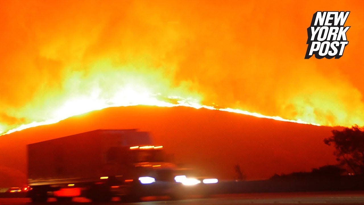 Frightening footage shows evacuees fleeing deadliest wildfire in California history