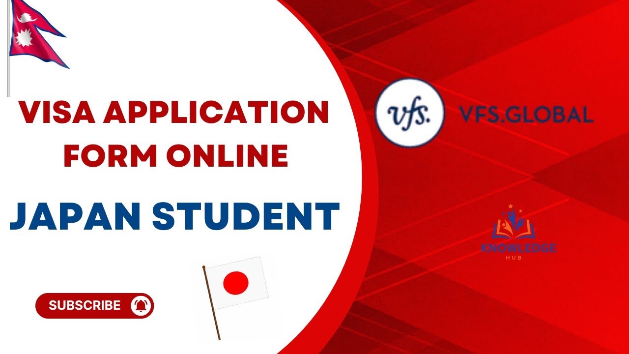 Japan Student Visa from Nepal | Visa Application Form | Requirements, and VFS Global Process