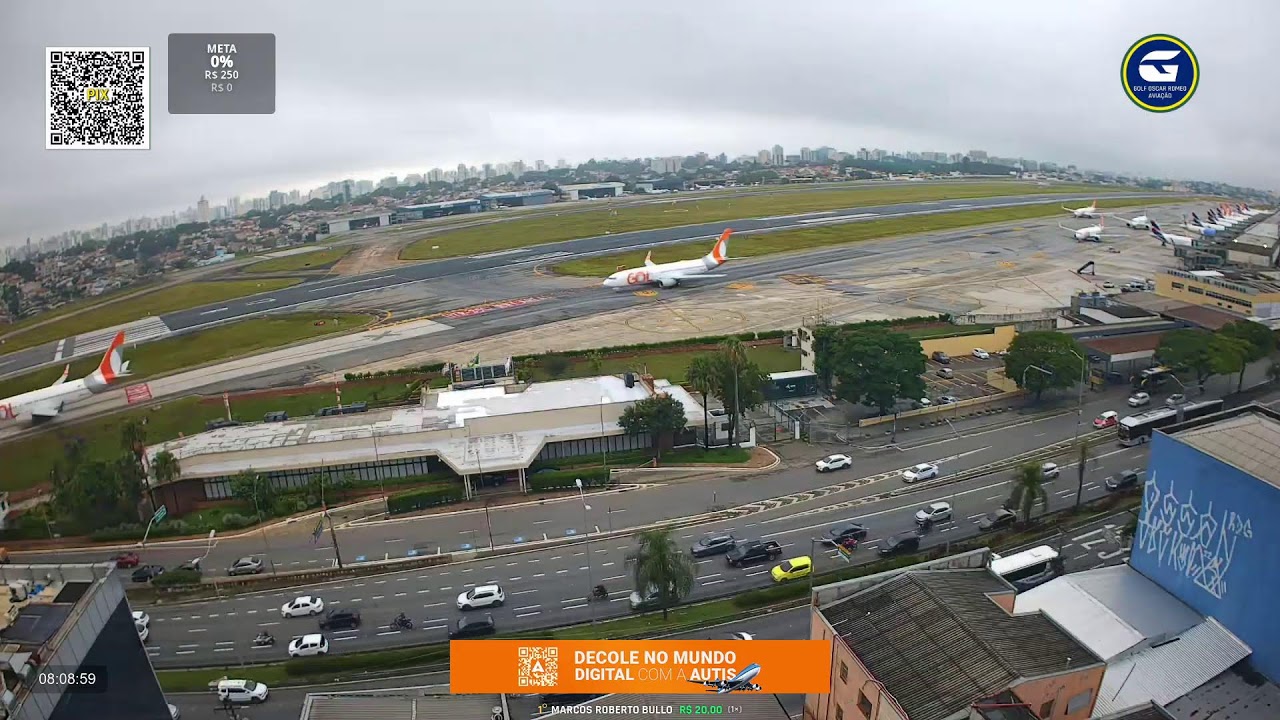 SBSP LIVE #3 - Aeroporto de São Paulo AO VIVO - CGH Airport - 08/03 Noite