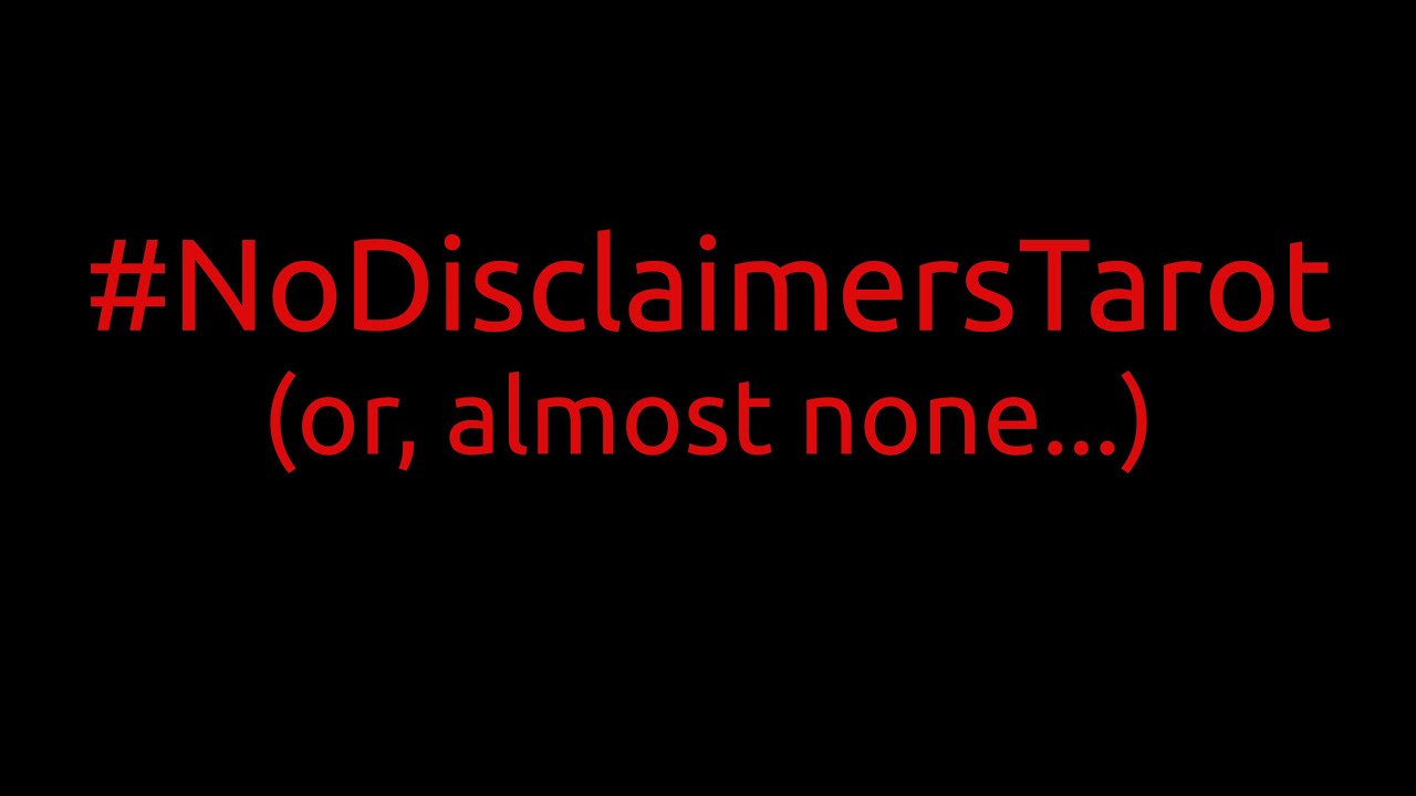 #NoDisclaimersTarot - VR to Katey Flowers
