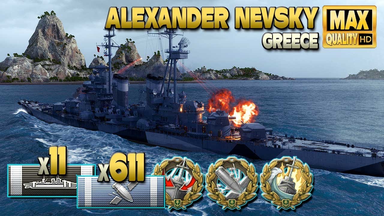 крейсер «Александр Невский»: уворачивающаяся королева - World of Warships