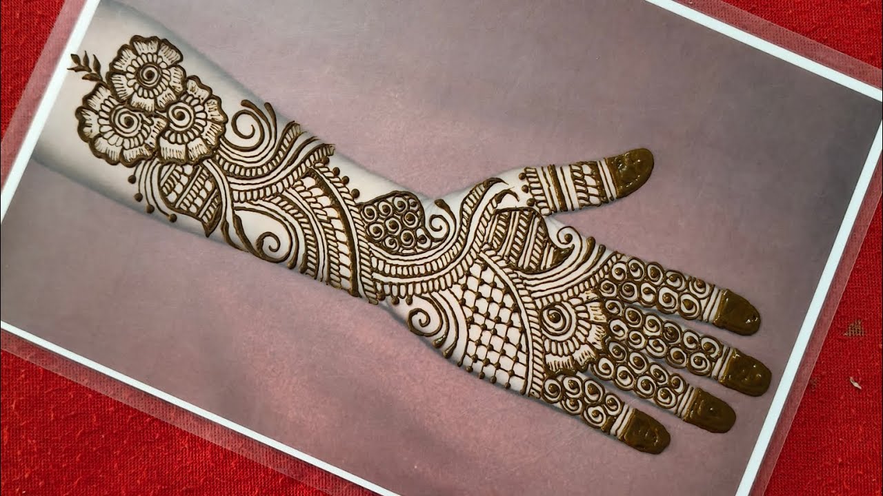 Mahndi design Frand hand ll New Mahndi design easy and beautiful ll Full hand stylish mahndi design 
