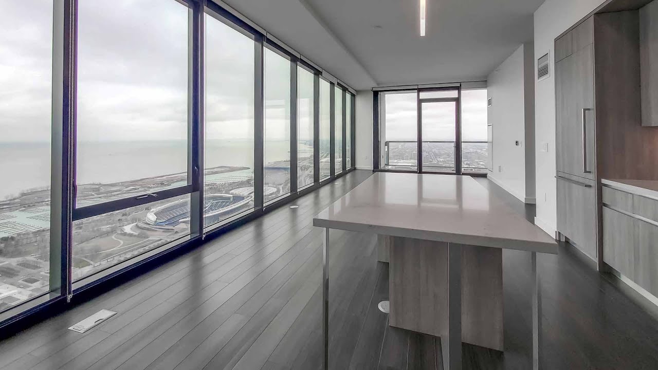 A South Loop 3-bedroom, 3-bath 3S-A at the iconic NEMA apartments