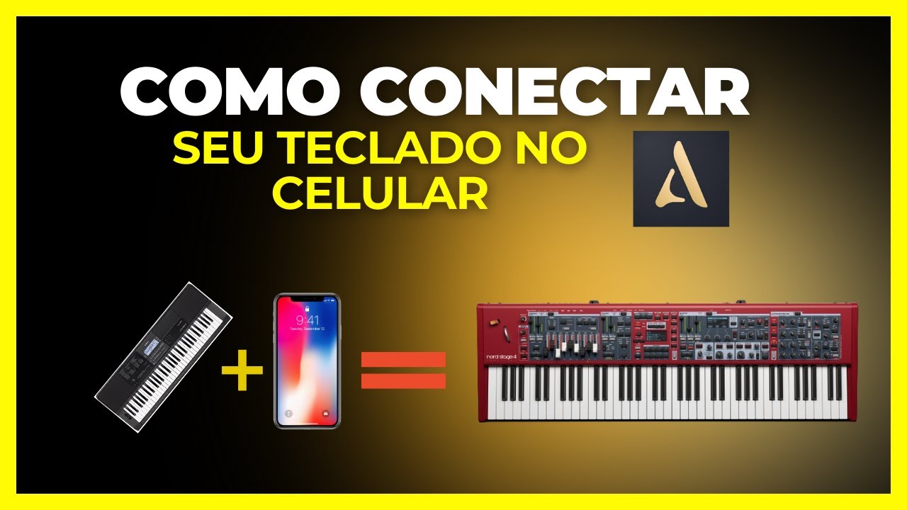 Seu Teclado Simples com Timbres Profissionais - Como Conectar o Audio Evolution