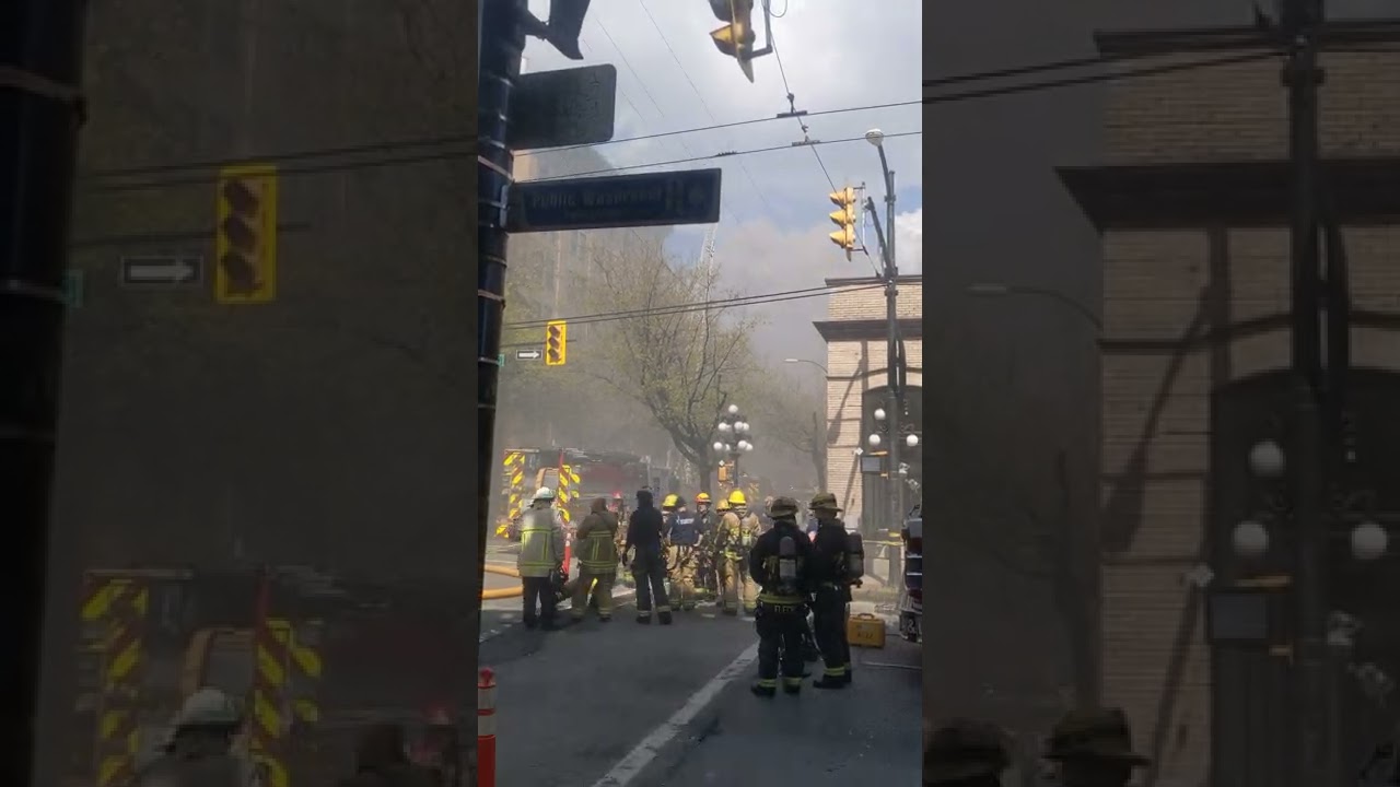 WINTERS HOTEL FIRE VANCOUVER 2022 #vancouver #gastownfire