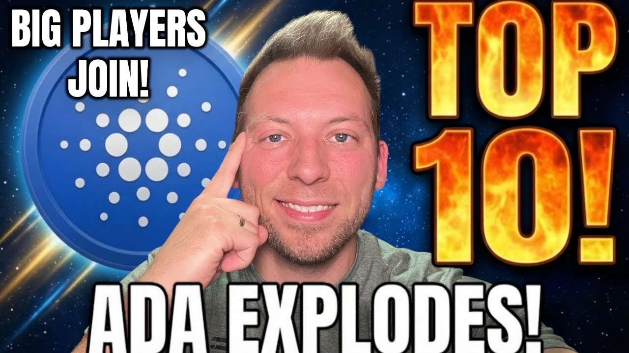 ADA Re-enters Top 10 on Explosive Day!!! Major Players Join Cardano!