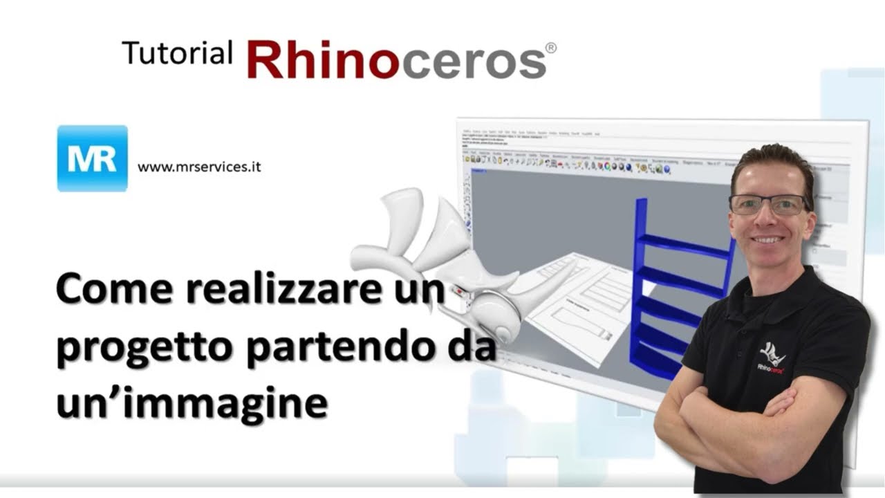 Rhinoceros tutorial - Come creare un progetto partendo da un'immagine.