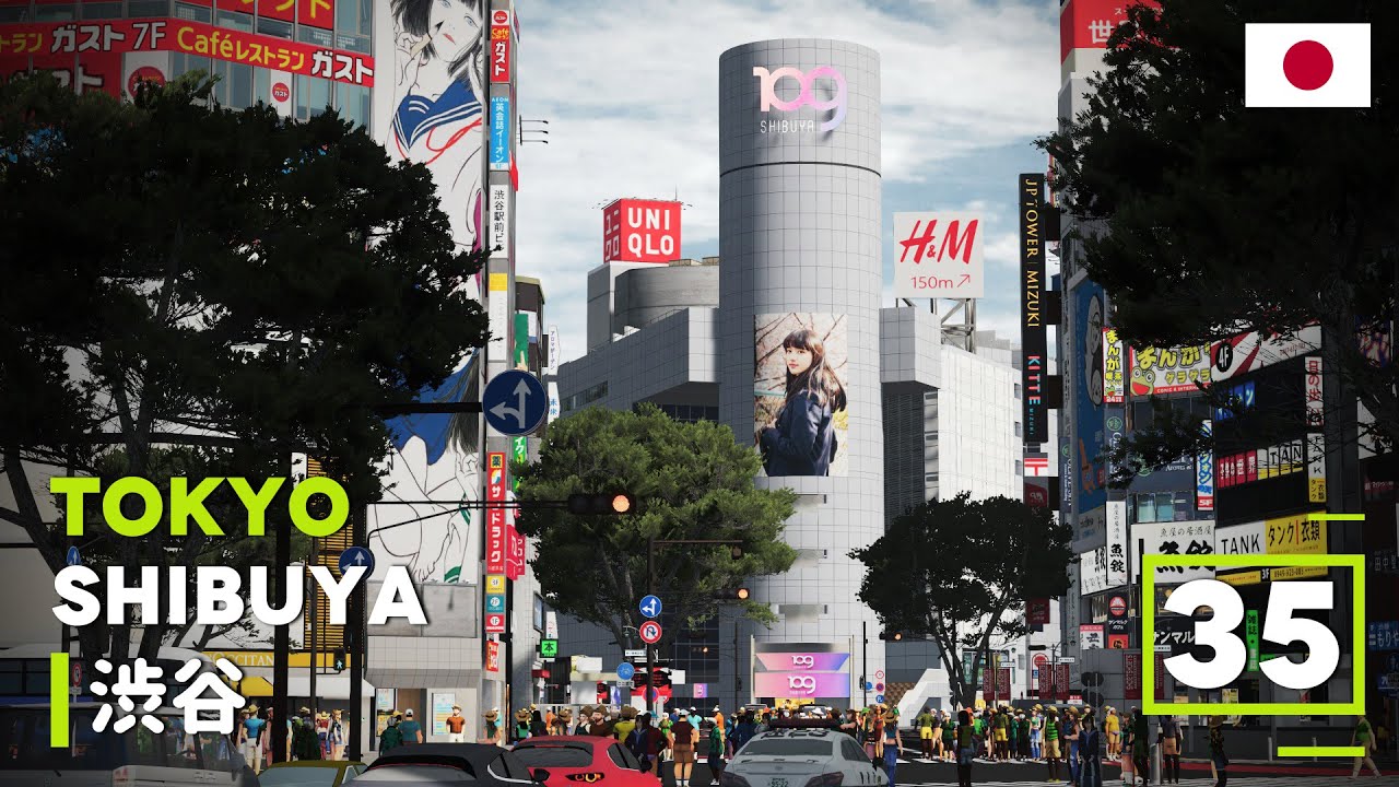 Shibuya : Cities skylines : Tokyo [EP 35]