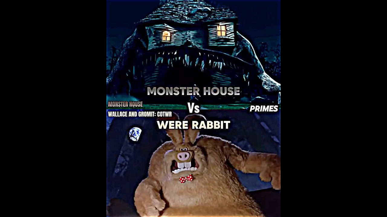 Monster House vs Were Rabbit #monsterhouse #wallaceandgromit #vsbattle #whoisstronger #1v1 #vsedit