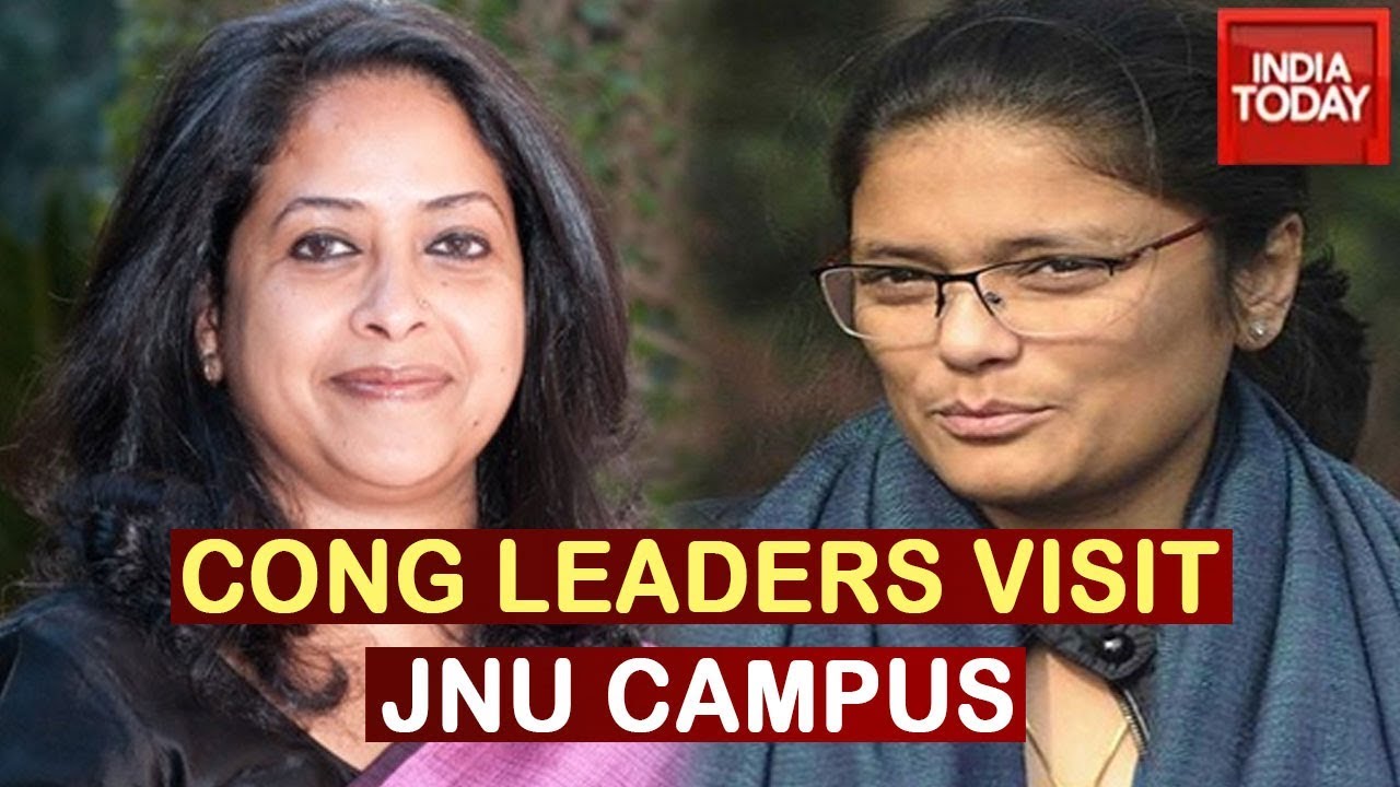 Cong Leaders, Sharmistha Mukherjee and Sushmita Dev Visit JNU Campus After Violence