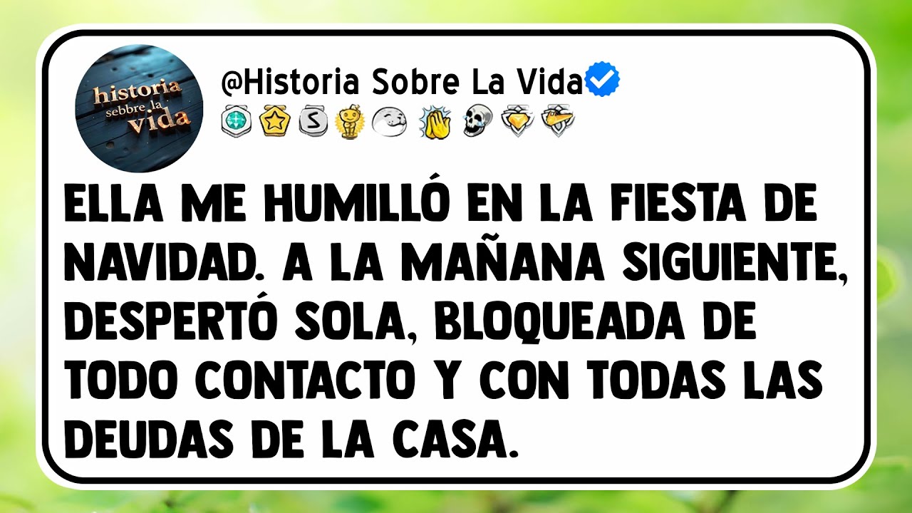 Ella me humilló en la fiesta de Navidad. A la mañana siguiente, despertó sola, bloqueada de todo...