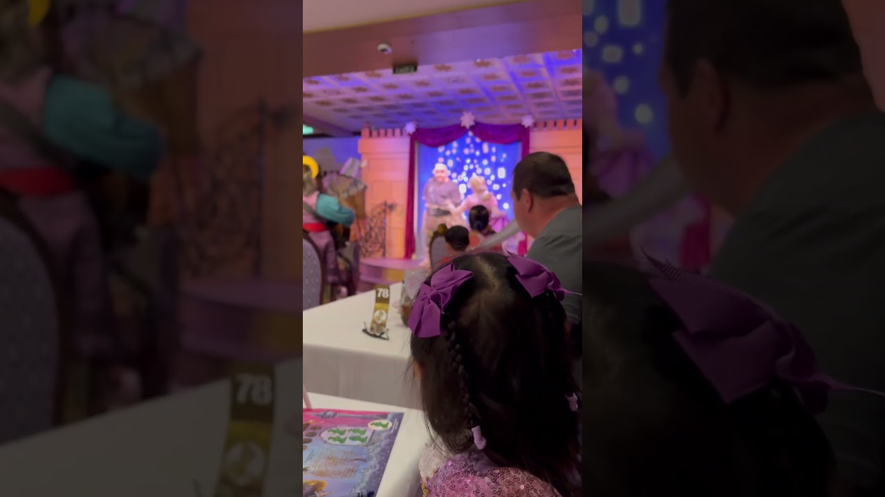Disney Magic Cruise 2024 - Rapunzel joins us @ Rapunzel's Royal Table