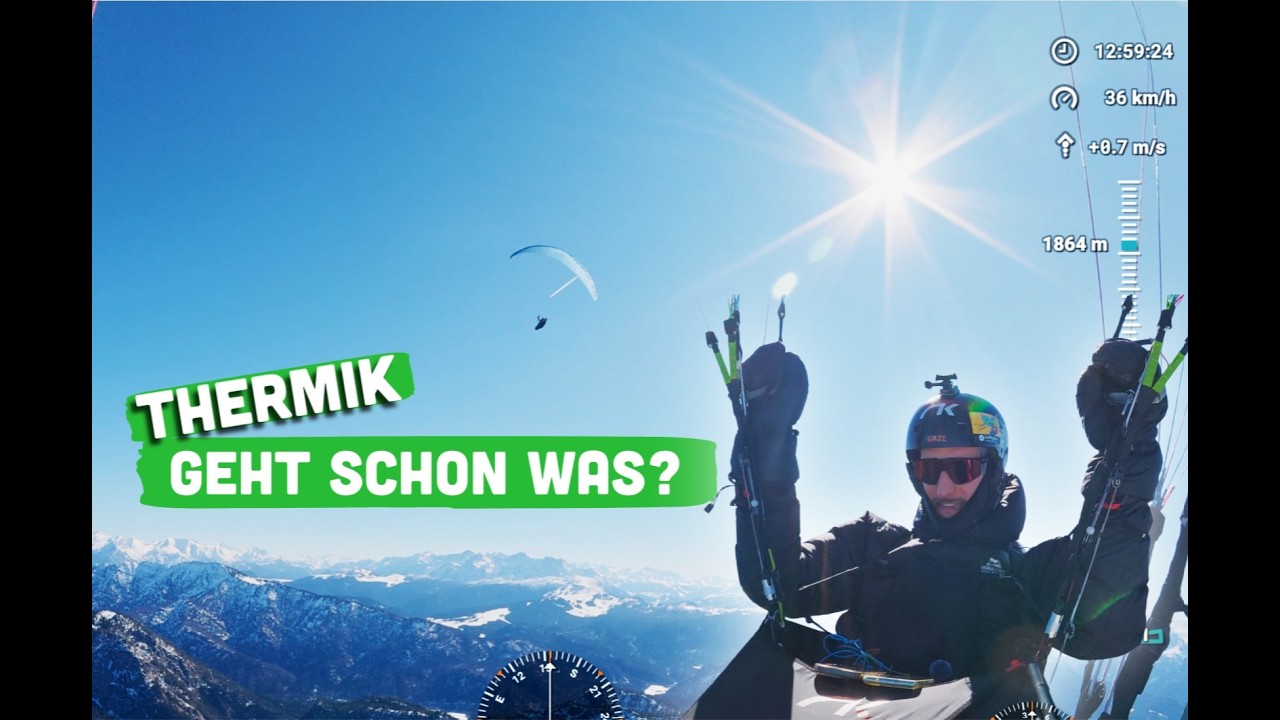 Thermik fliegen im Februar?: Hike & Fly XC & mein Equipment-Test