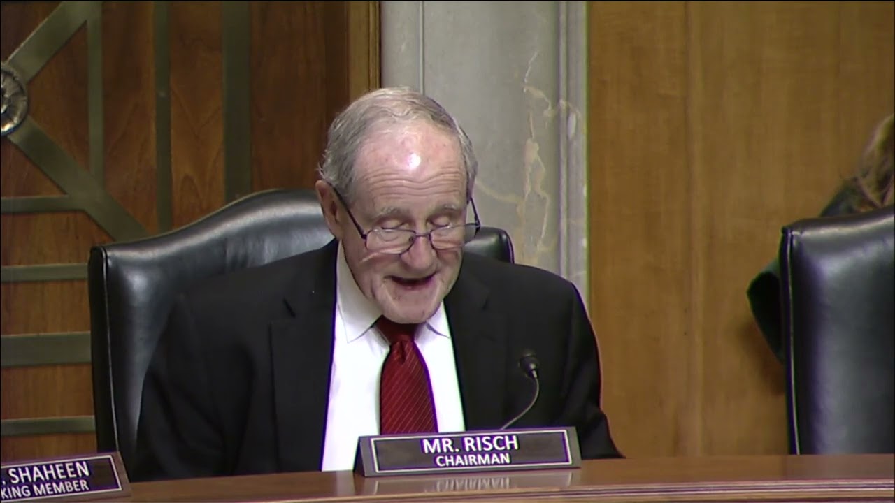 Chairman Risch Opening Statement at Hearing on an Arms Race 2.0