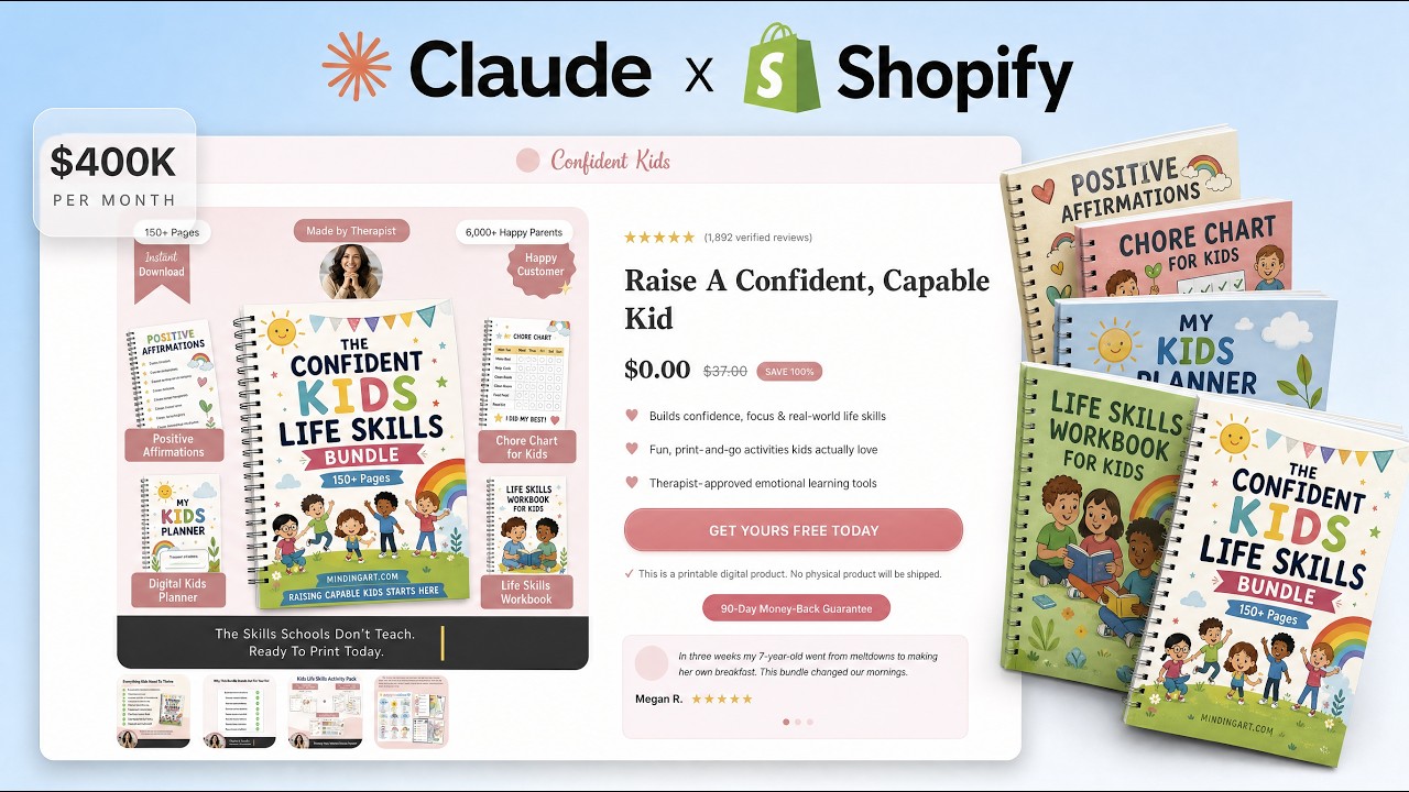 Цифровой дропшиппинг с Claude: как я создал Shopify-магазин с доходом $480 000 в месяц
