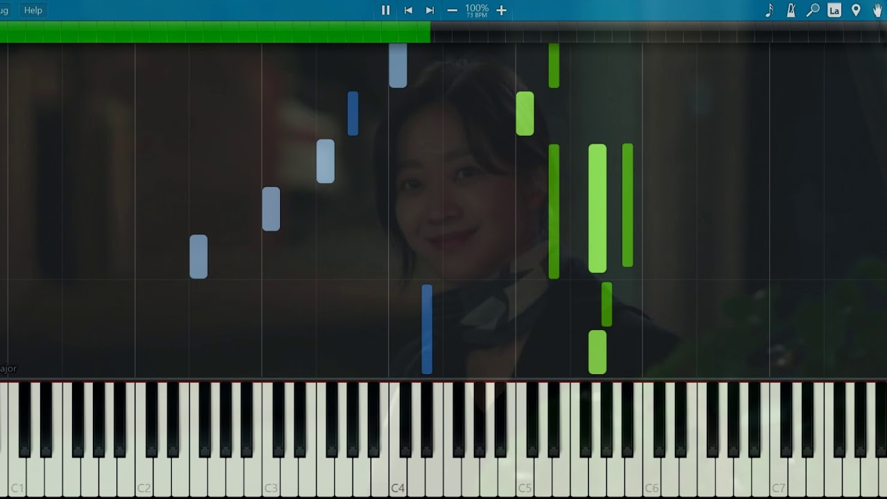 [Synthesia] Tale of the Nine Tailed BGM - Lightning Bugs (Piano)