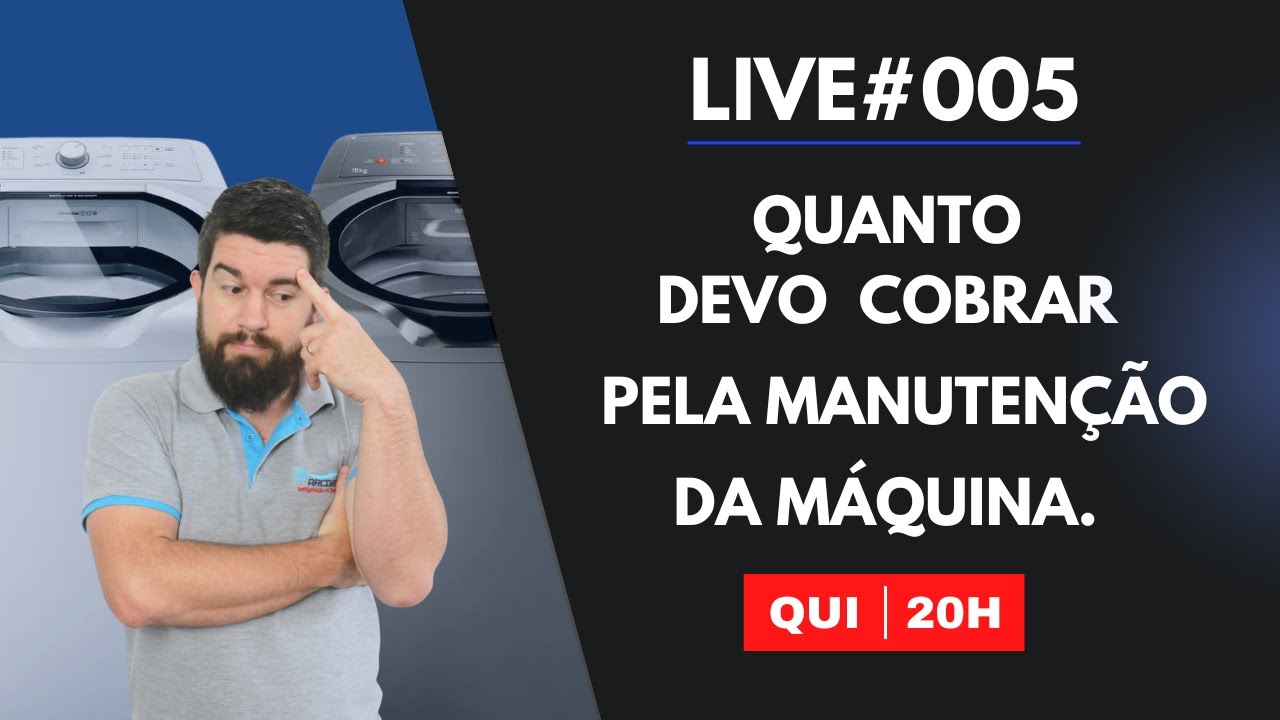 🔴 Como calcular o valor de um conserto de máquina de lavar