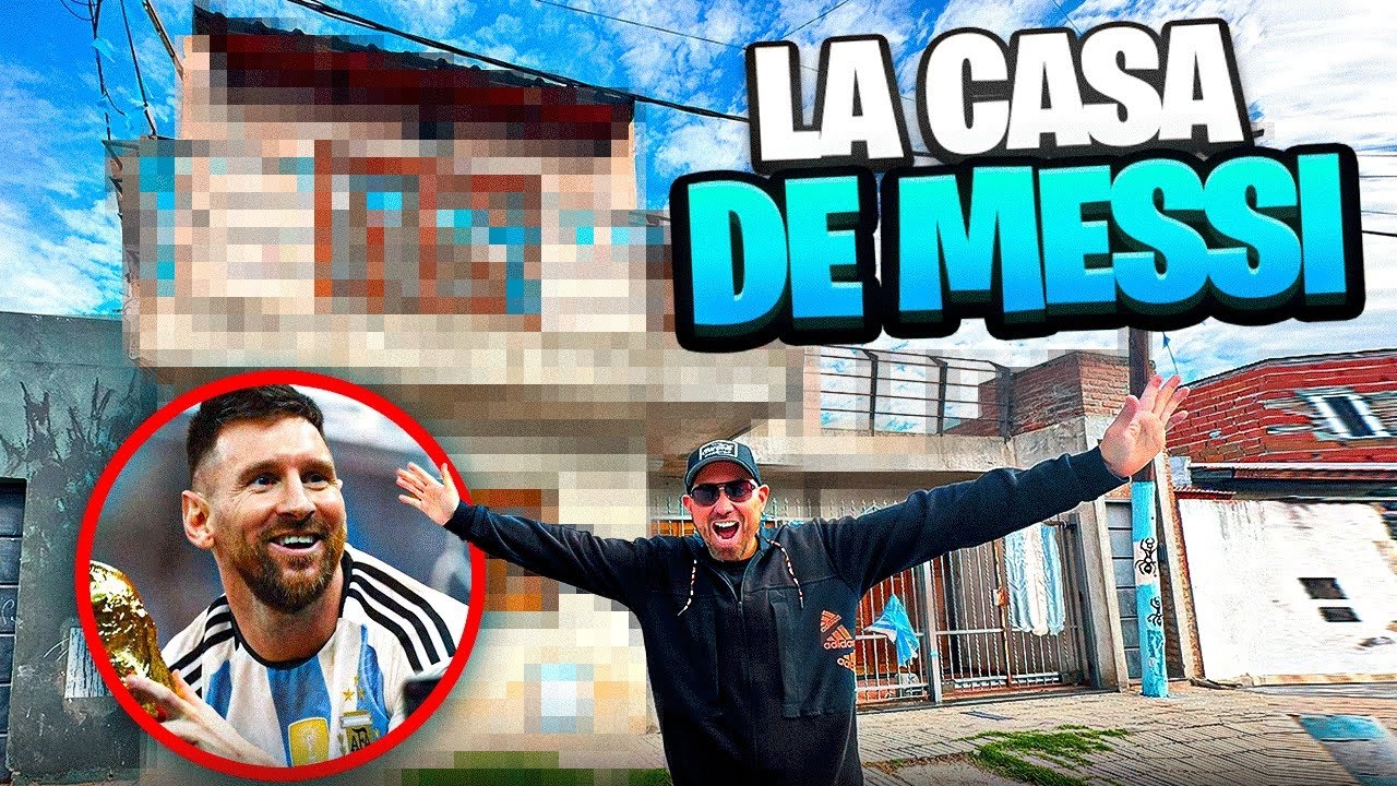 Así es la casa de Messi en Rosario 🇦🇷 EPICO