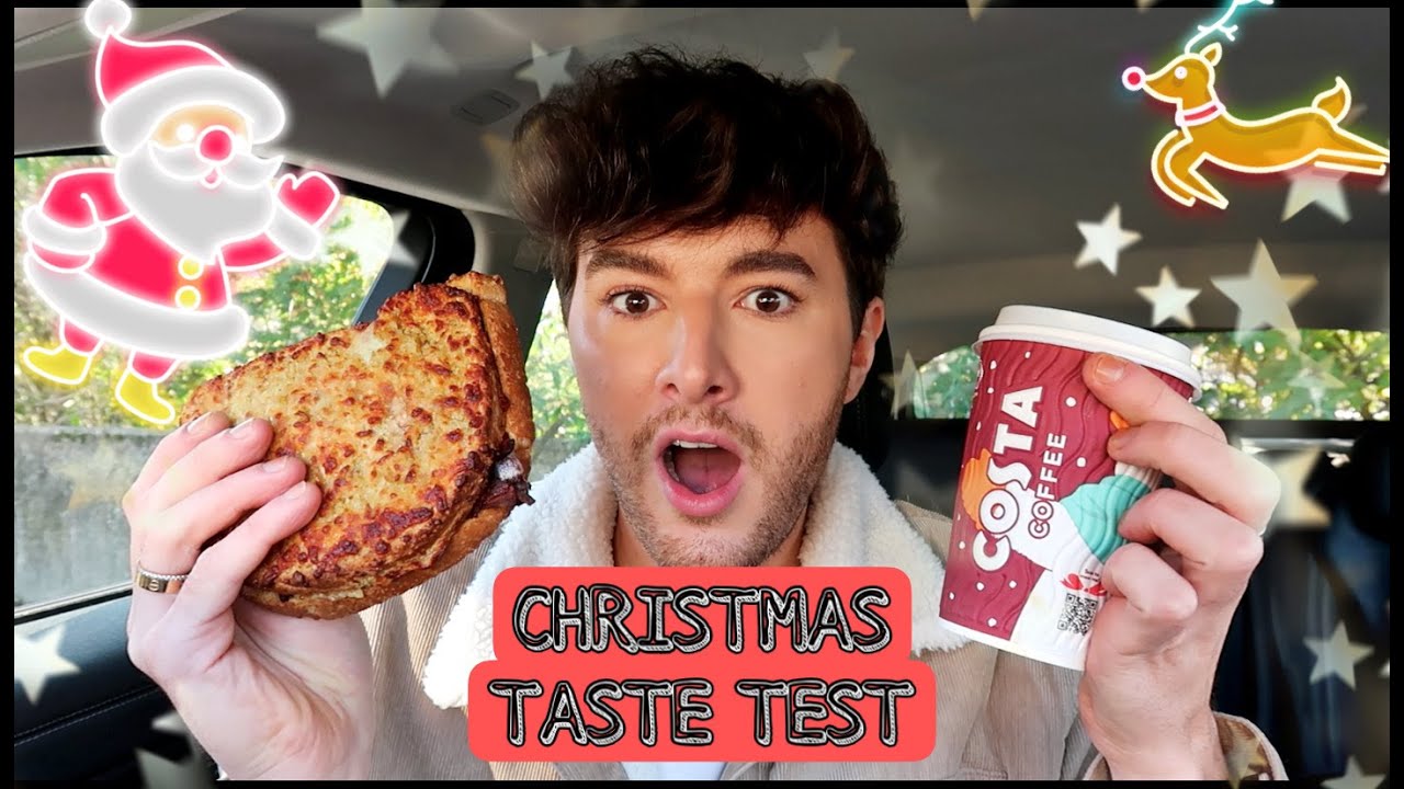 Tasting COSTA CHRISTMAS Menu UK...(Im SO happy!)