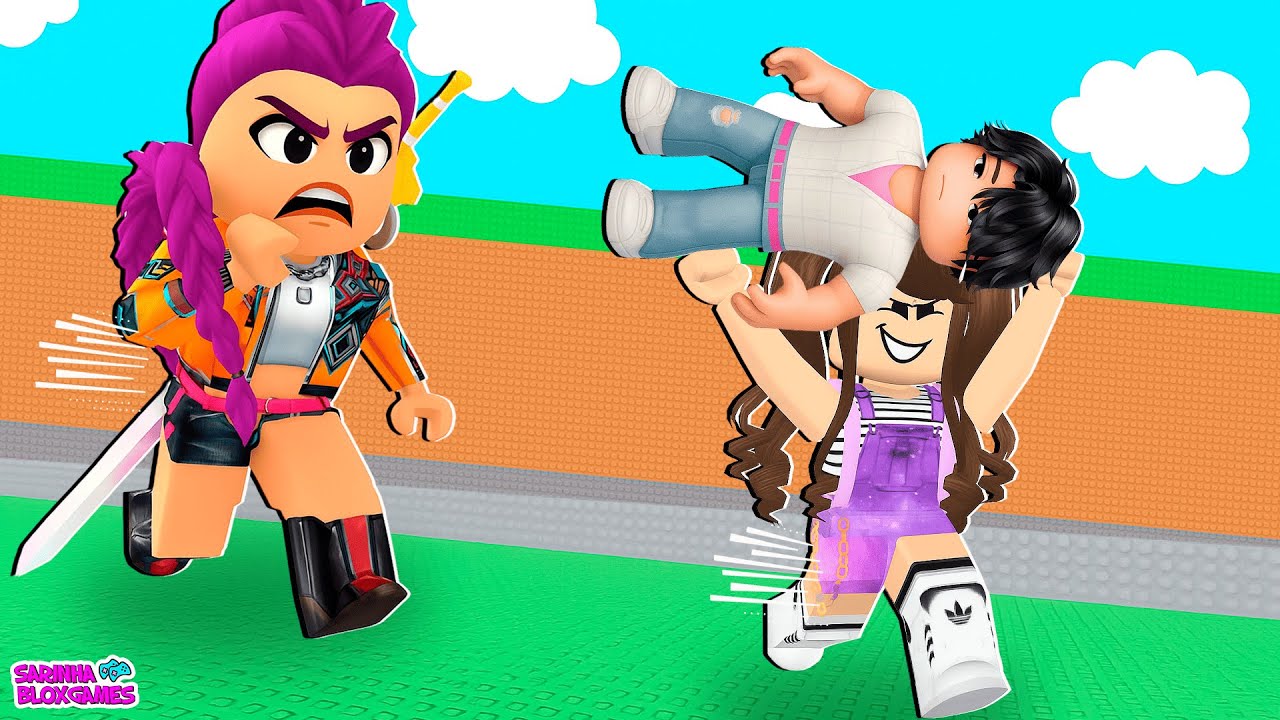 NÃO ROUBE OS SAJA BOYS DAS HUNTRIX!! ROBLOX