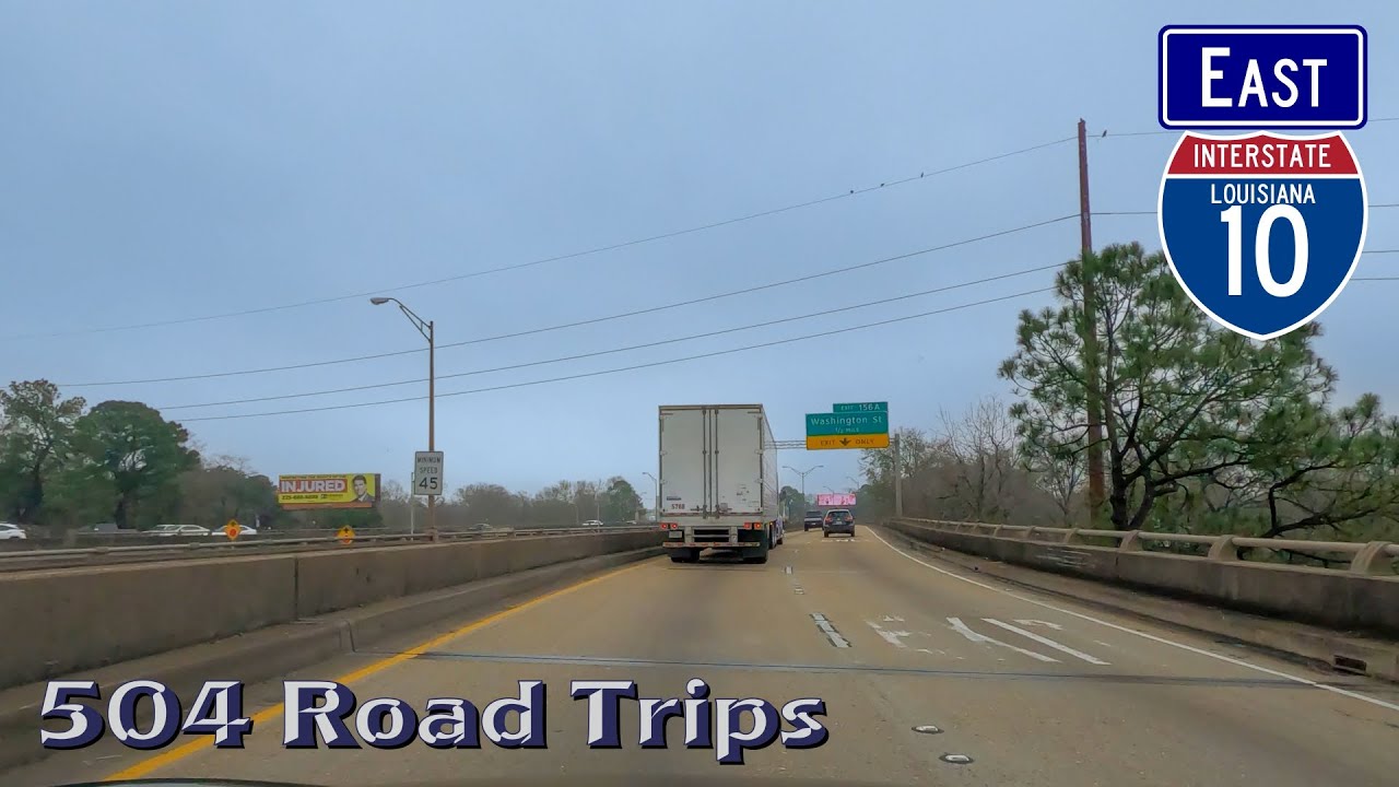 Road Trip #851 - I-10 East - Baton Rouge Bridge to New Orleans 2023