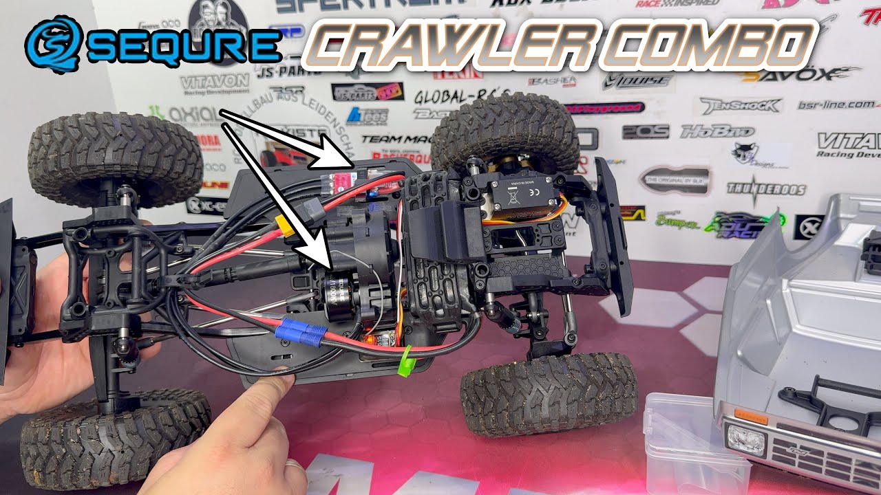 Sequre ESCape 32 und Outrunner Motor - Neue Combo für Axial Coyote
