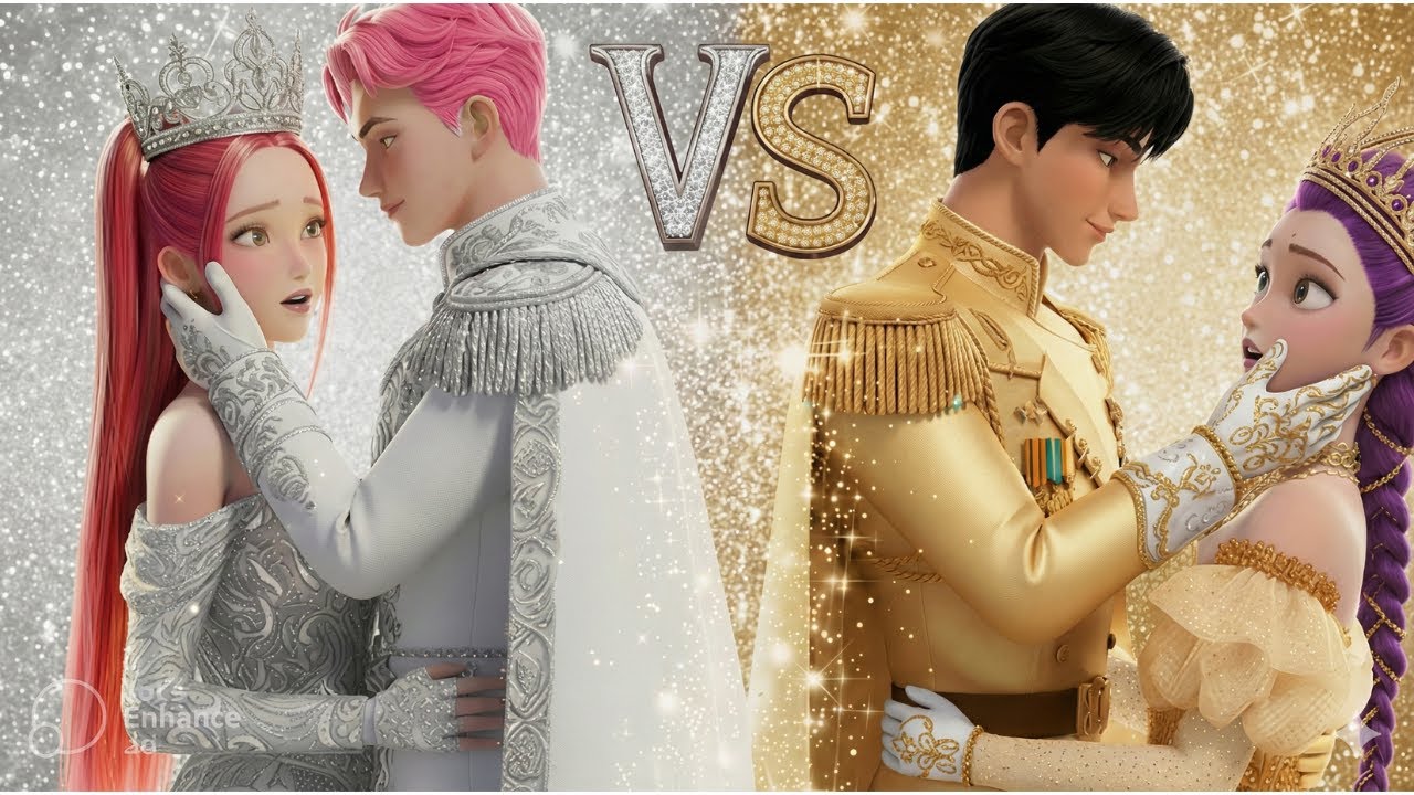 KPop Demon Hunters Makeover! From a Simple Slum Life to Fame Gold Couple vs Silver Couple
