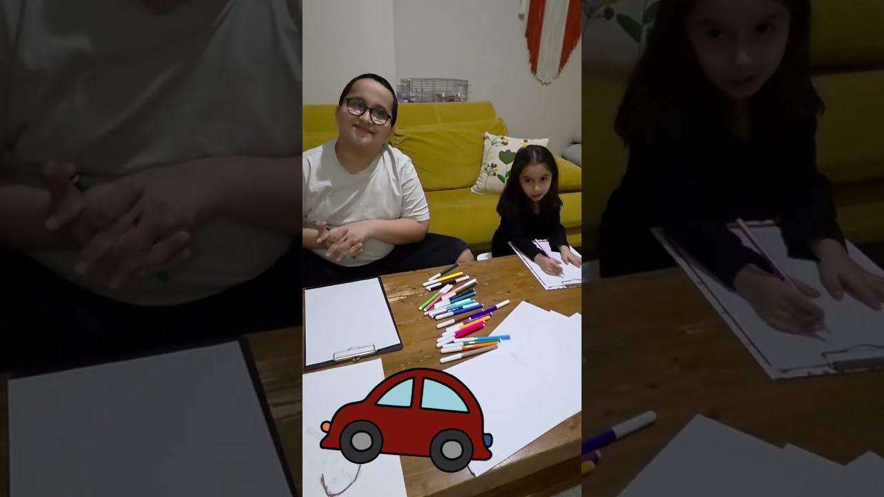 Kuzenimle Resim Challenge 🎨 Kaybeden Dans Etti 😅
