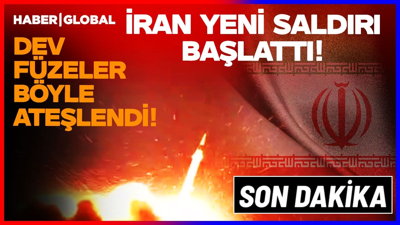 SON DAKİKA | İran Dev Füzeleri Böyle Ateşledi! Tahran İsrail'e Yeni Saldırı Başlattı!