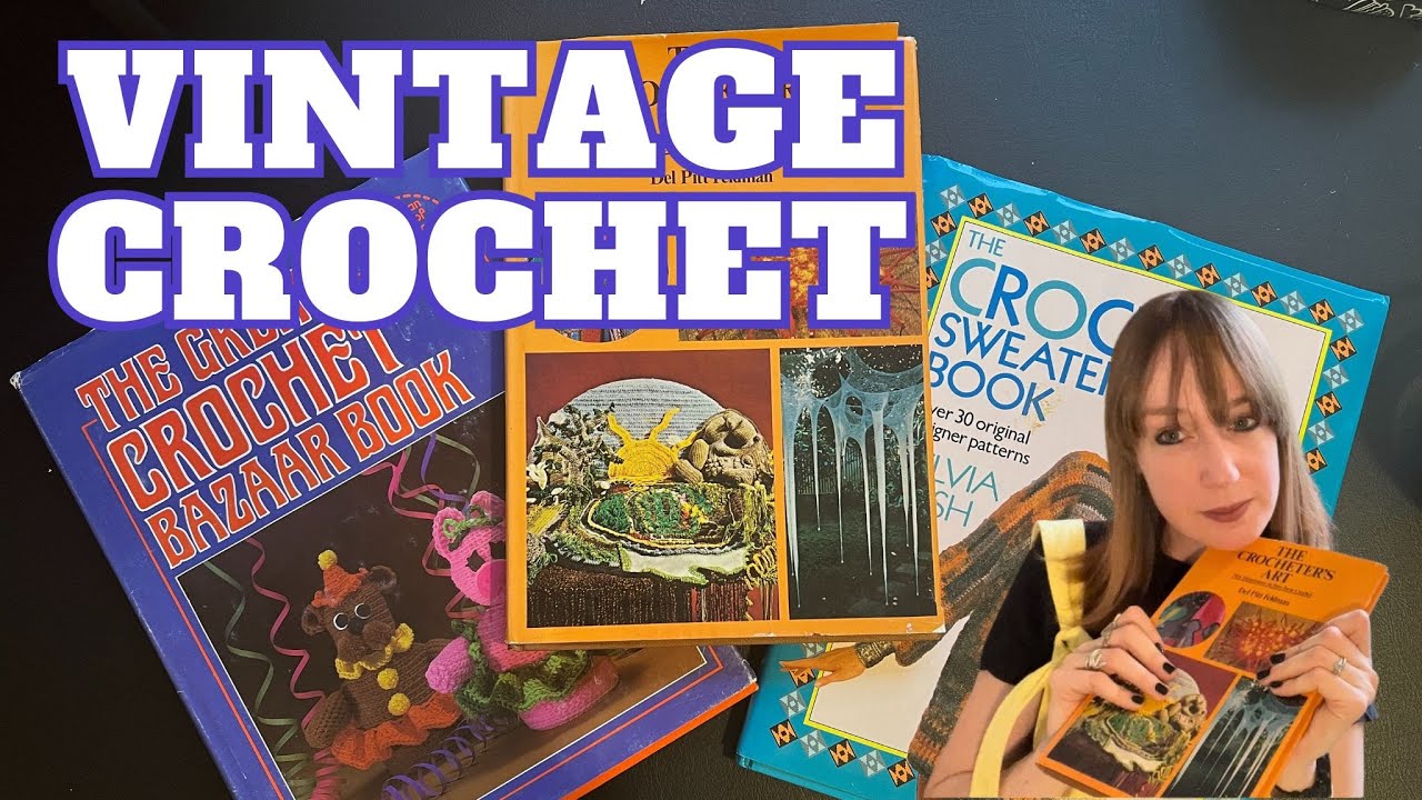 VINTAGE CROCHET Books - Patterns from the '70s and '80s