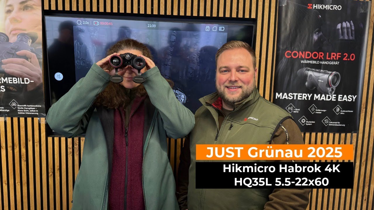 JUST Grünau 2025: Das HIKMICRO Habrok 4K HQ35L 5.5-22x60 Wärmebildfernglas