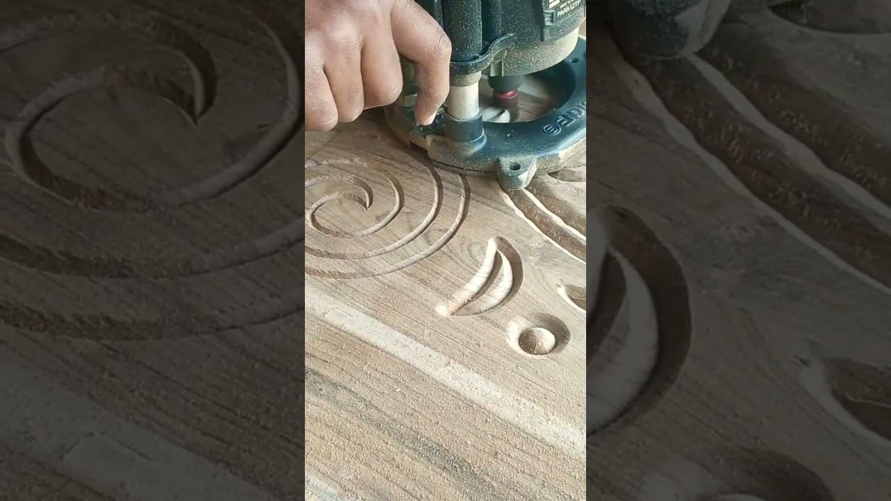 Door design || Hand made round router design pattern || door design cnc in hand || global-e-store