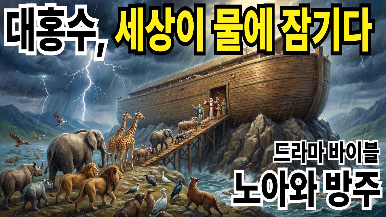 노아와 방주 이야기 모두가 비웃을 때 그는 방주를 지었습니다: 창세기 6-9장 다시는 물로 멸하지 않으리라" 인류 최고의 심판과 언약