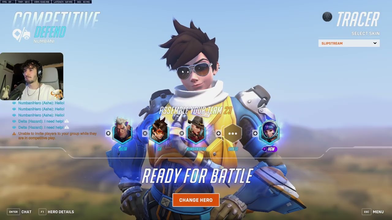 TOP 100 TRACER! COLOURHEX TRACER OVERWATCH 2 SEASON 14 TOP 500 GAMEPLAY