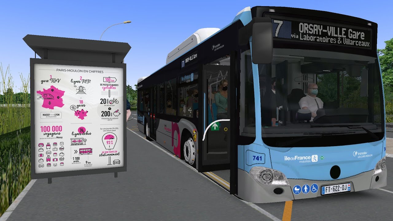 🚌[REDIFUSION LIVE OMSI 2] -  PETIT TOUR SUR GRAND PARIS MOULON !