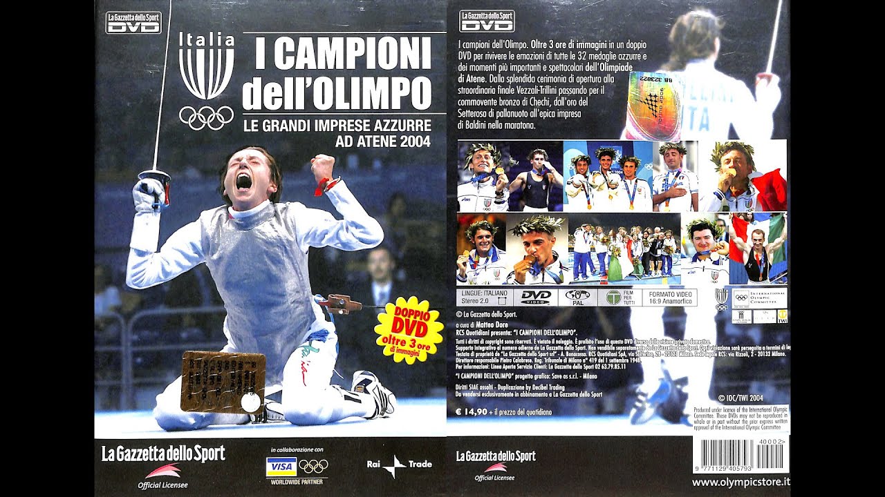 I CAMPIONI DELL'OLIMPO: Le grandi imprese azzurre ad ATENE 2004 [DVD La Gazzetta dello Sport]