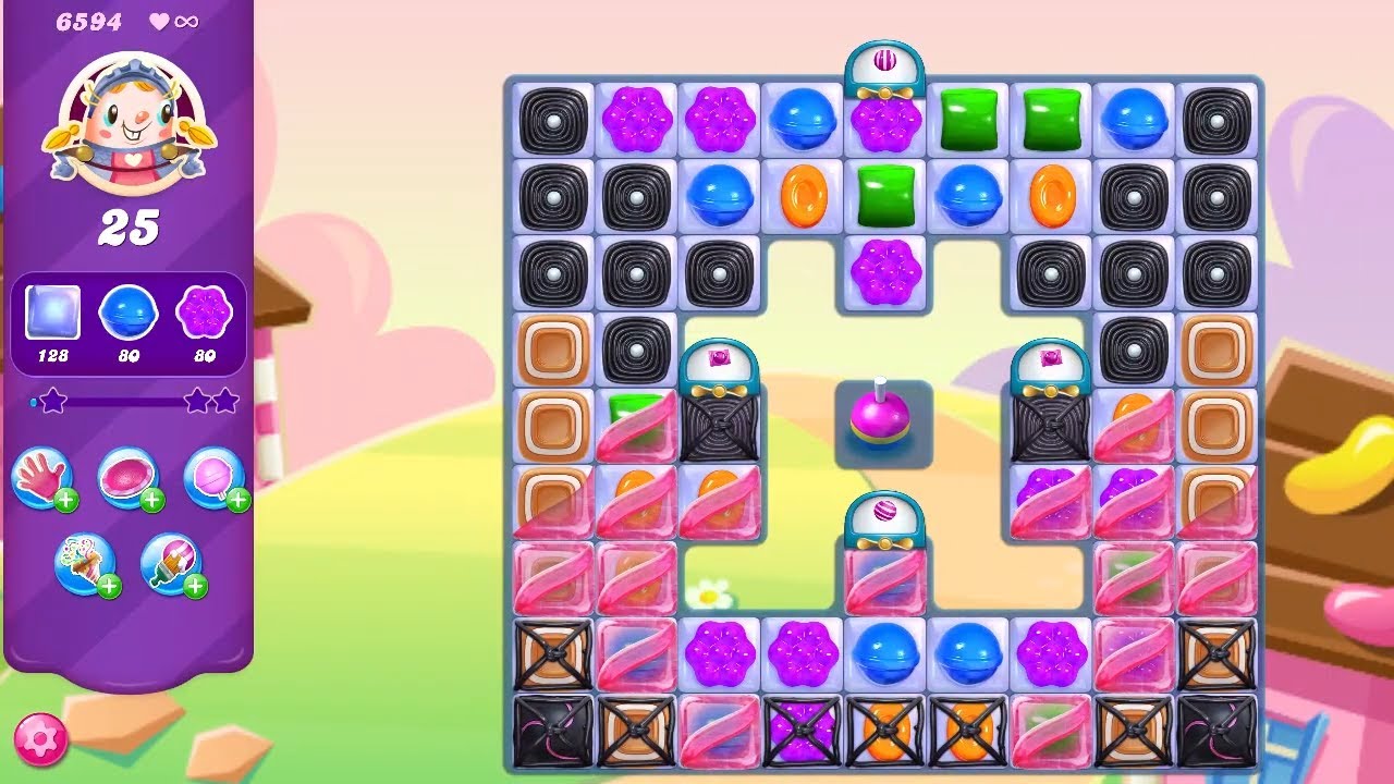 Candy Crush Saga LEVEL 6594 NO BOOSTERS (new version)