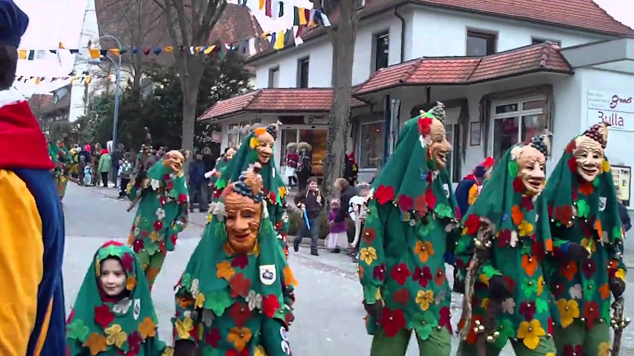 Middle of Fasching Parade in Uhldingen